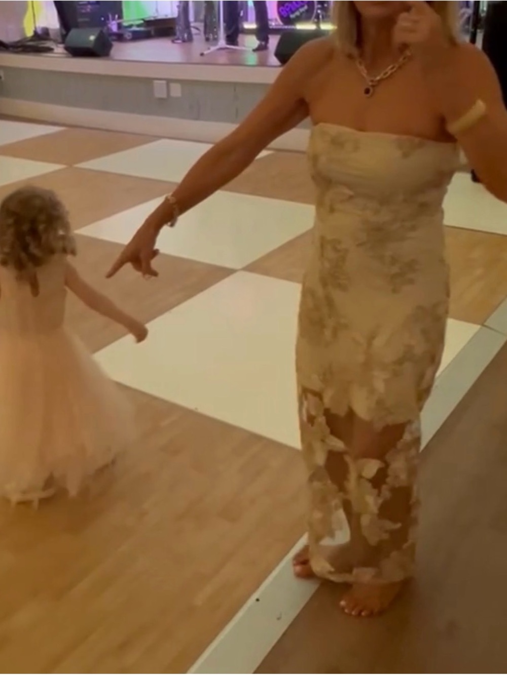 Gorgeous Camila Coelho strapless neutral midi dress. - Picture 2 of 4